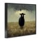 Stupell Industries Black Sheep in Field Black Framed Giclee Art, design by Arlington Prints